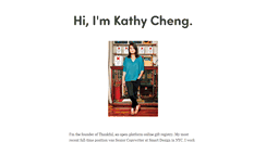 Desktop Screenshot of kathywcheng.com